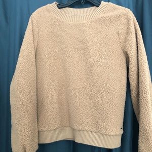Abercrombie Sherpa Pull-Over - Camel color, Medium